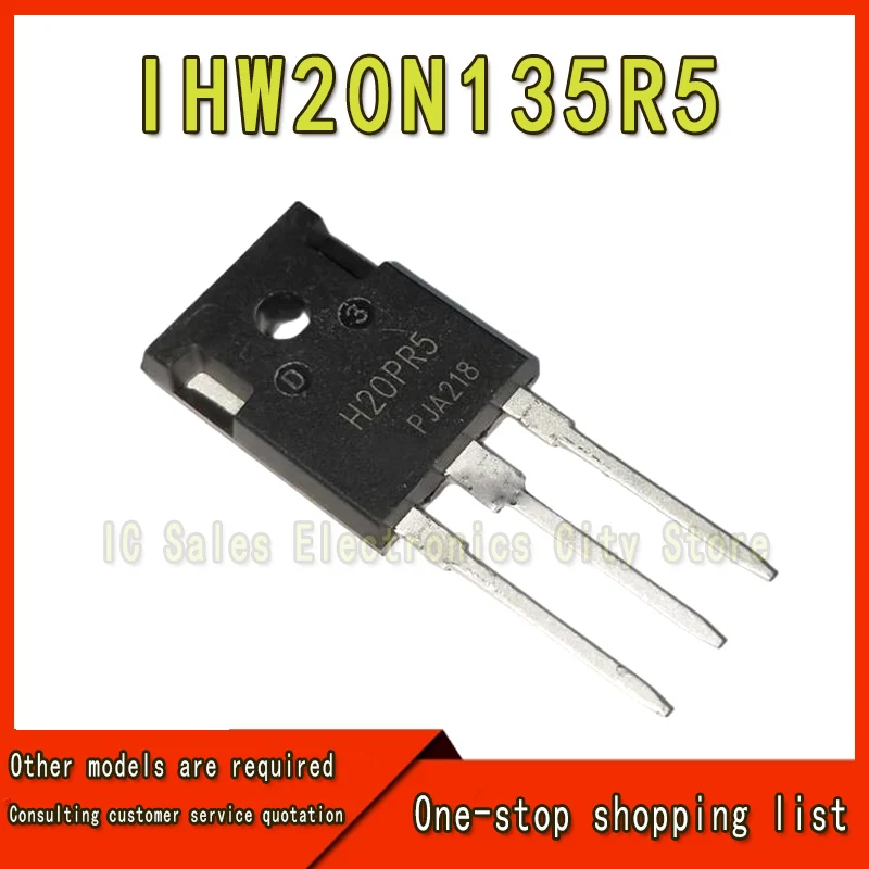 (5piece)100% New H20PR5 IHW20N135R5 40A1350V TO-247 Chipset