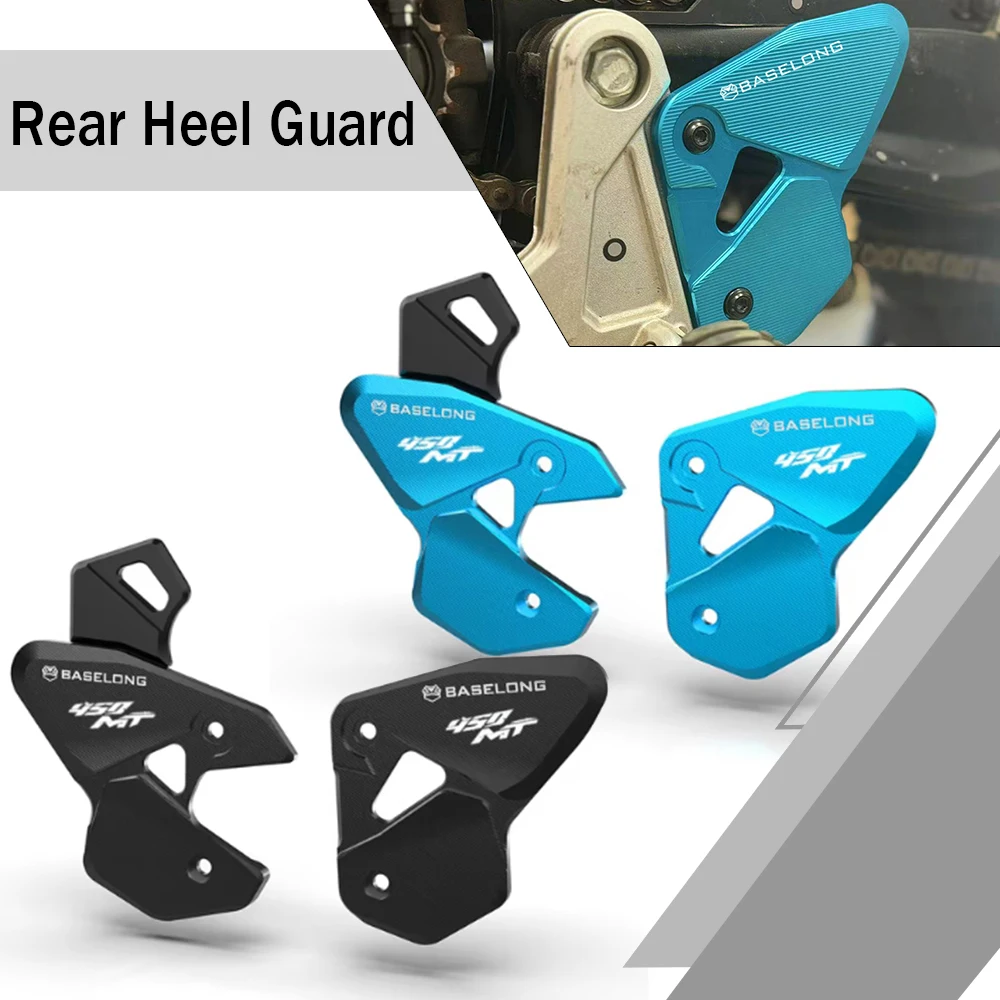 

Motorcycle Foot Peg Rest Protector Rear Heel Guard For CFMOTO 450MT 450 MT Ibex 450 800NK 800 NK 2023 2024 2025 2026 Accessories