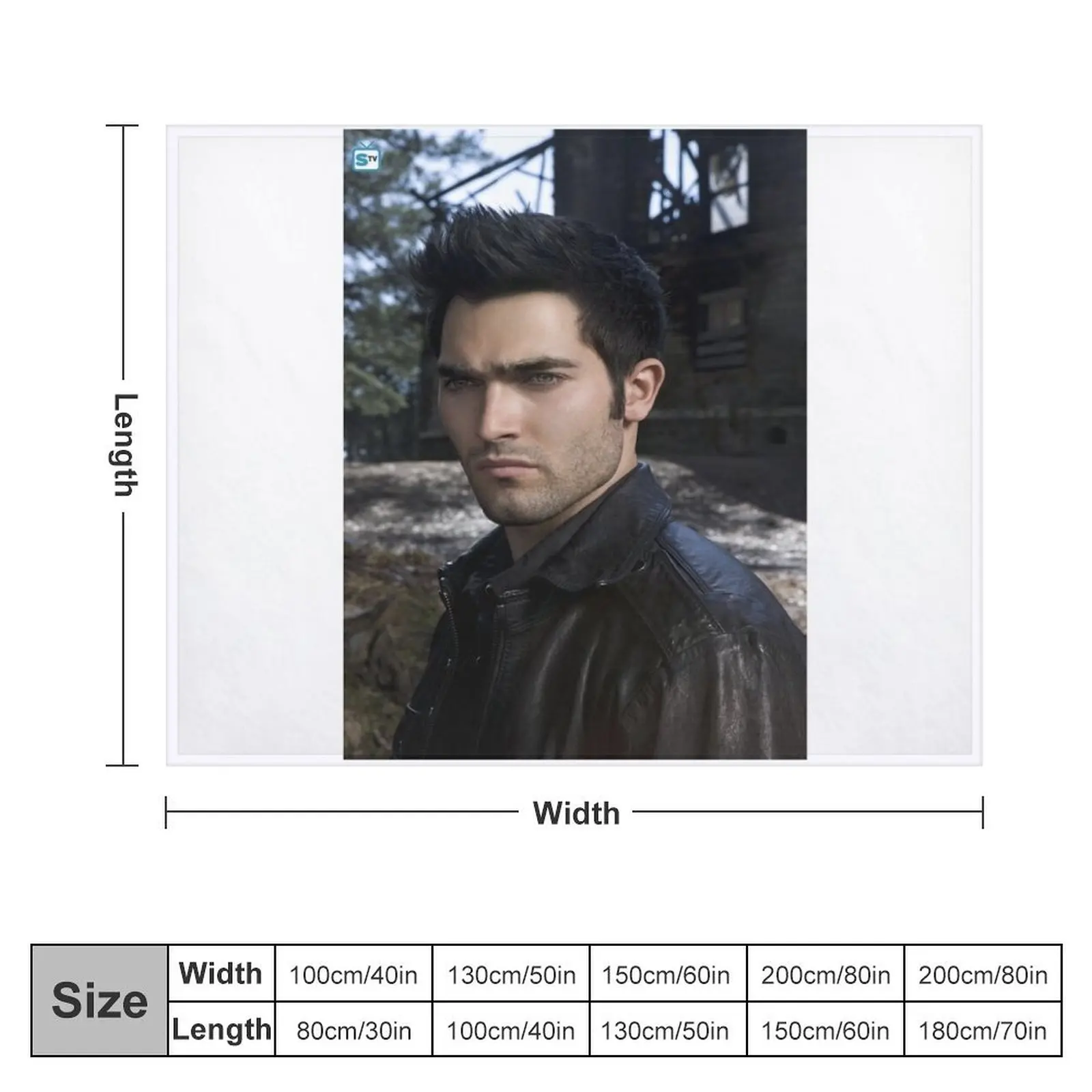 Teen Wolf / Derek Hale Throw Blanket Comforter Luxury Decorative Beds Blankets