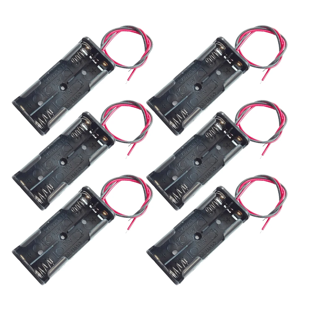 

6 Pcs Case Waterproof Phone Batteries Holder Charging Cord Small Power Bank