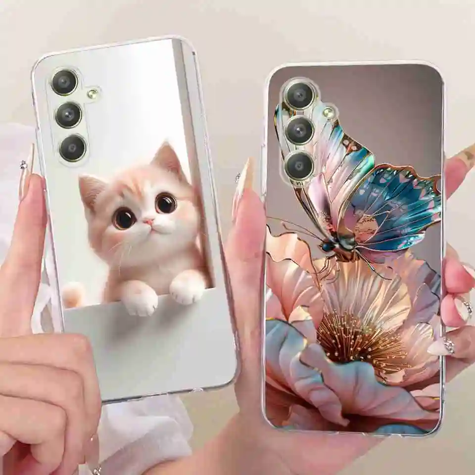 Funda transparente de TPU con diseño retro de dragón para Samsung Galaxy A54 5G A54 A546V A546U 2