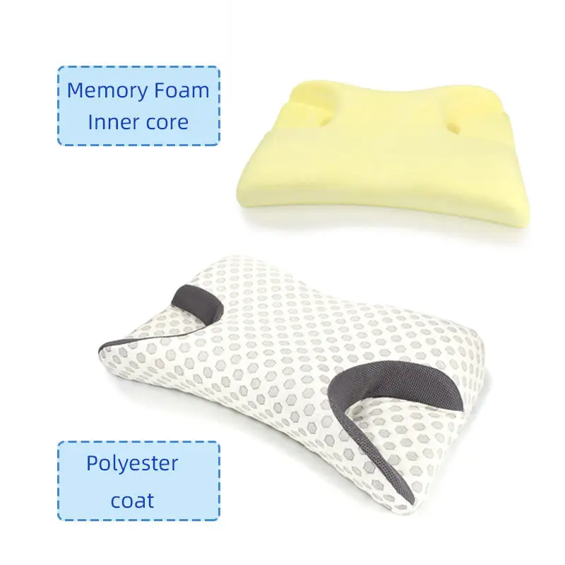 CPAP Pillow for Sleeping Ergonomic Cervical Pillow for Neck and Shoulder Pain Relief Orthopedic Support Pillow for Side Sleepers