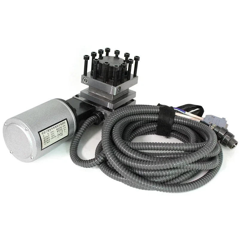 CNC Electric Turret Tool Post LD4-CK0610 / LD4-CK0620, 4-Position Automatic Lathe Tool Turret