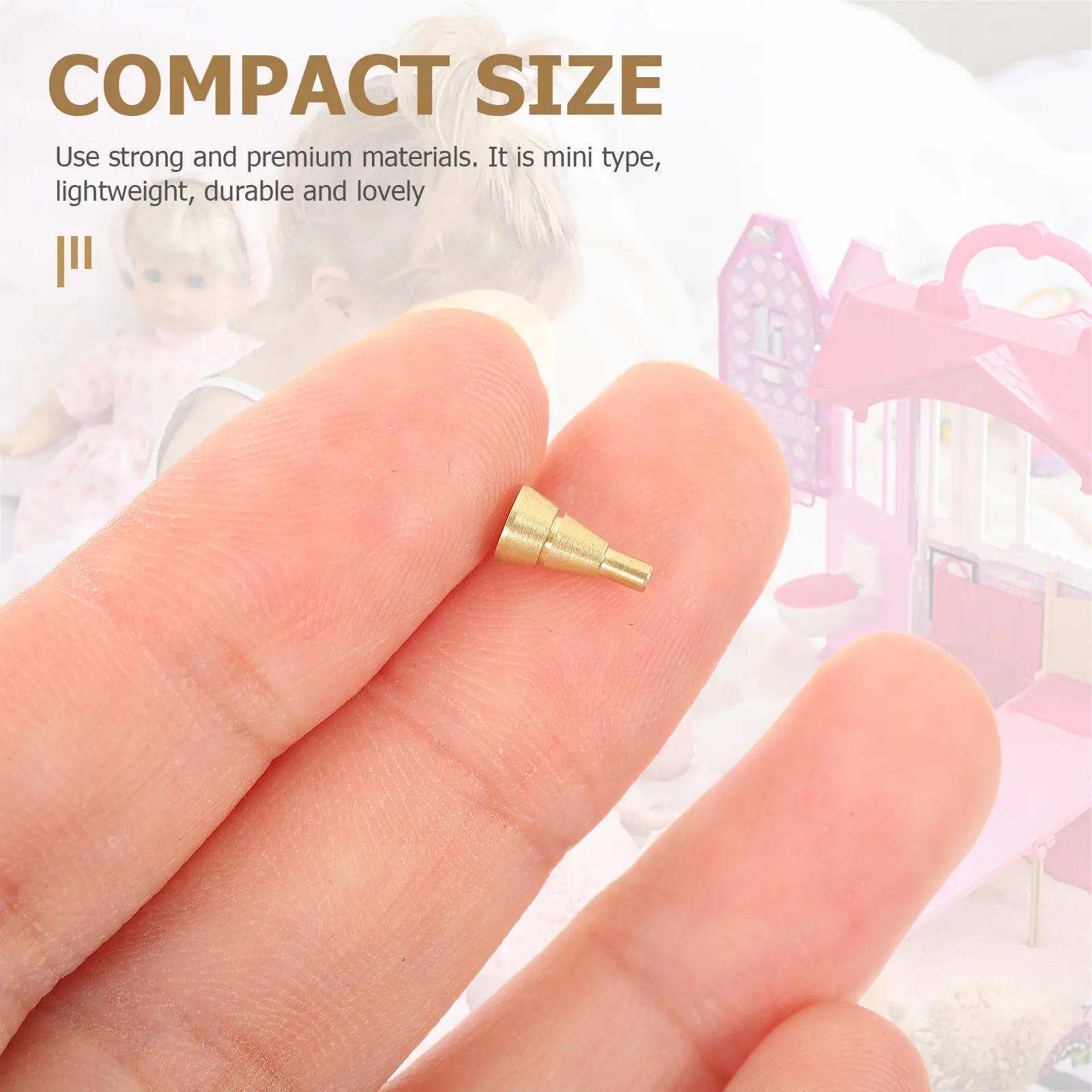 

12Pcs Mini Furniture Handles Vintage Metal Drawer Door Pulls for Dollhouse Decoration Realistic Mini House DIY Accessories