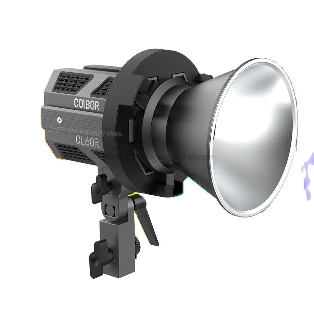 COLBOR CL60R,CL60 RGB Video Light Full Color 2700K-6500K APP control Bowens Mount Photography COB Lighting