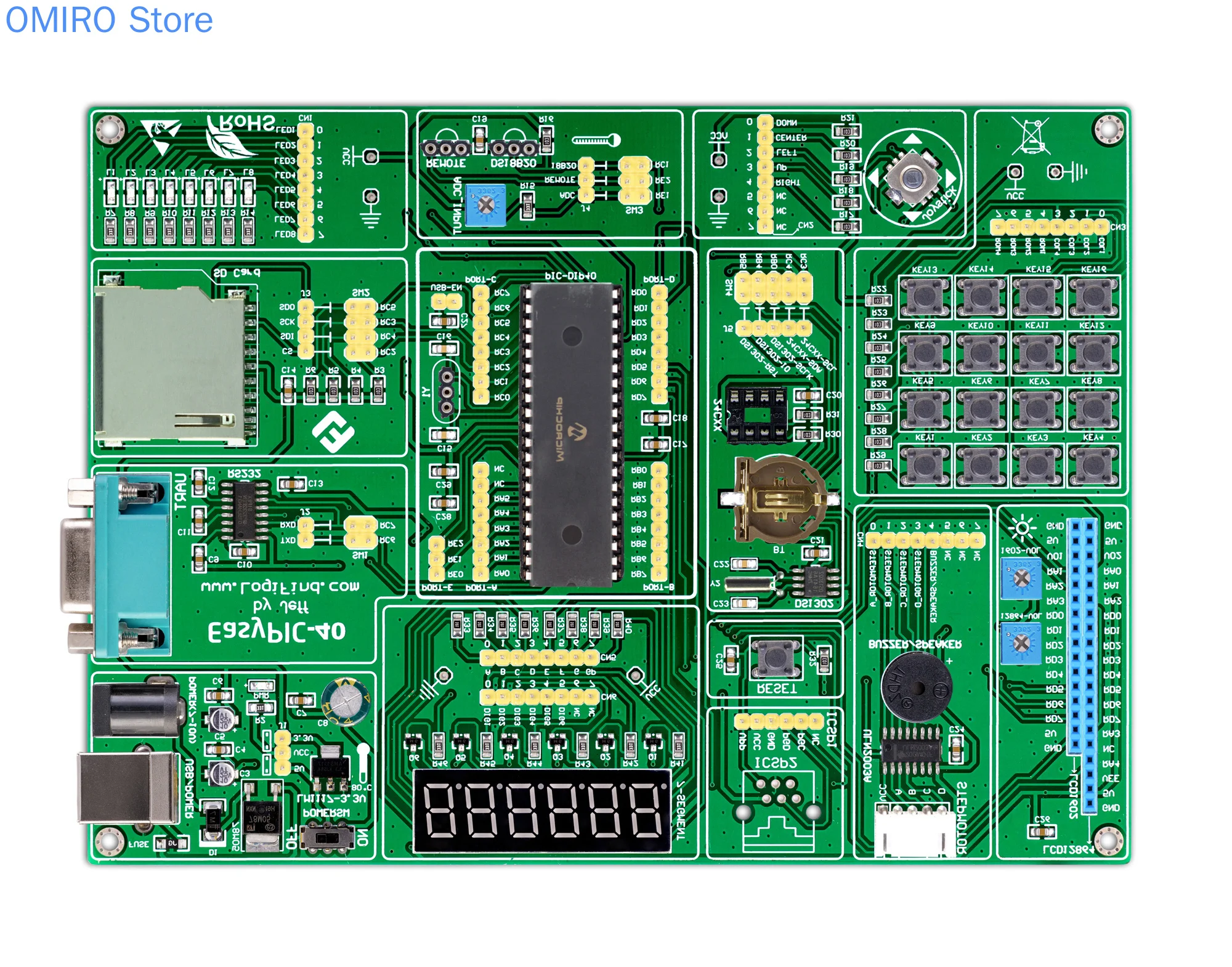 PIC MCU Learning and Development Board Easypic-40 with PIC16F887 Chip