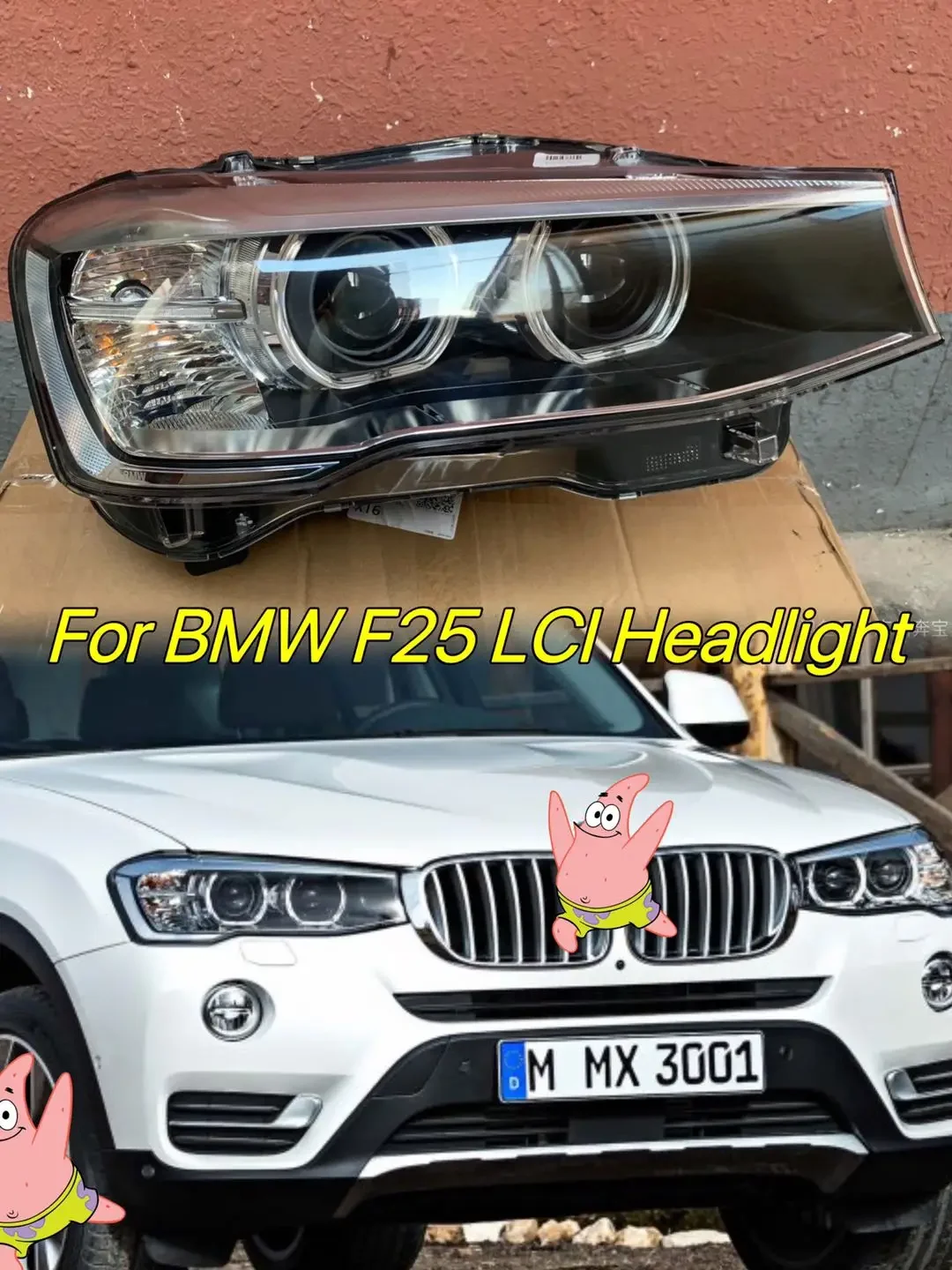 For BMW  X3 F25 F26 Xenon Headlight  Assembly For Car 2014-2017 Original OEM without AFS adaptive function