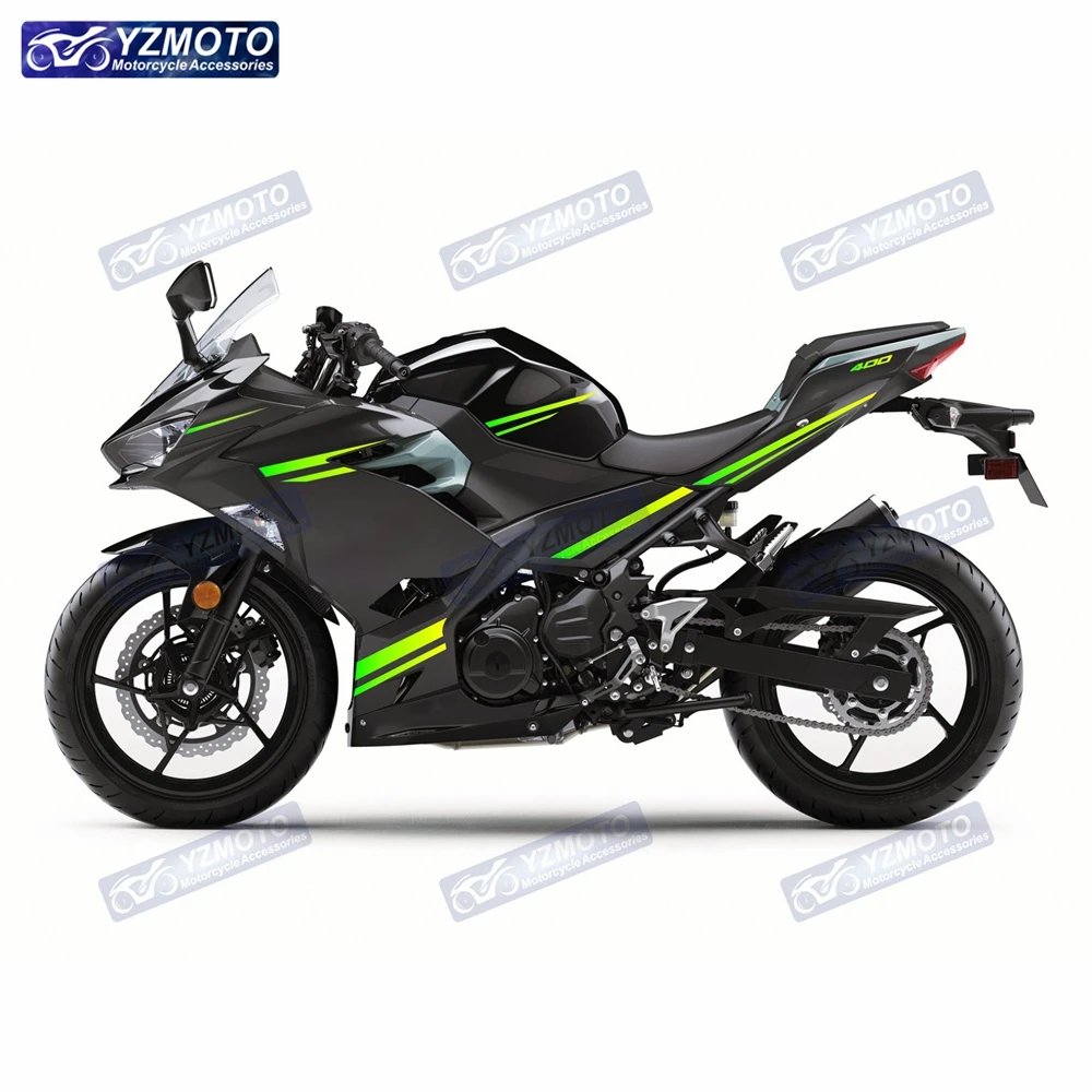 

For NINJA 400 Ninja400 2018 2019 2020 2021 2022 Motorcycle Fairing Full Car Sticker Reflective Waterproof Decal Stickers Kit