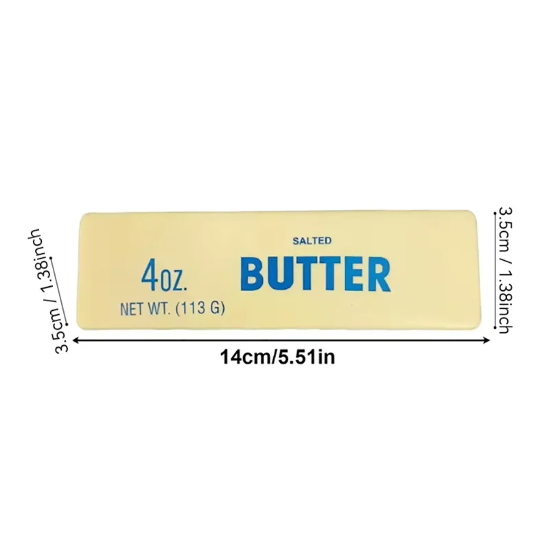 Squishy Elastic Butter Stick Fidget Toy Cheese Shape Stress Relief Game Funny Decompression Prank Squeeze Toy for Anxiety Relief - view 6