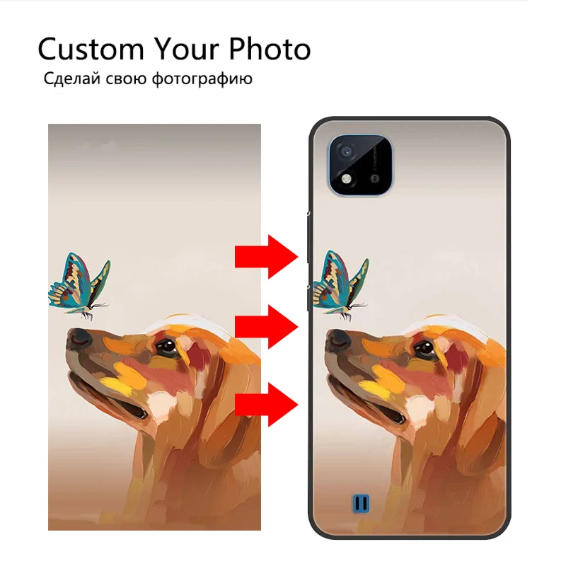 Diy Photo Customized Phone Cover For Realme C11 C21 C53 C35 C25 C25S Case Diy N…