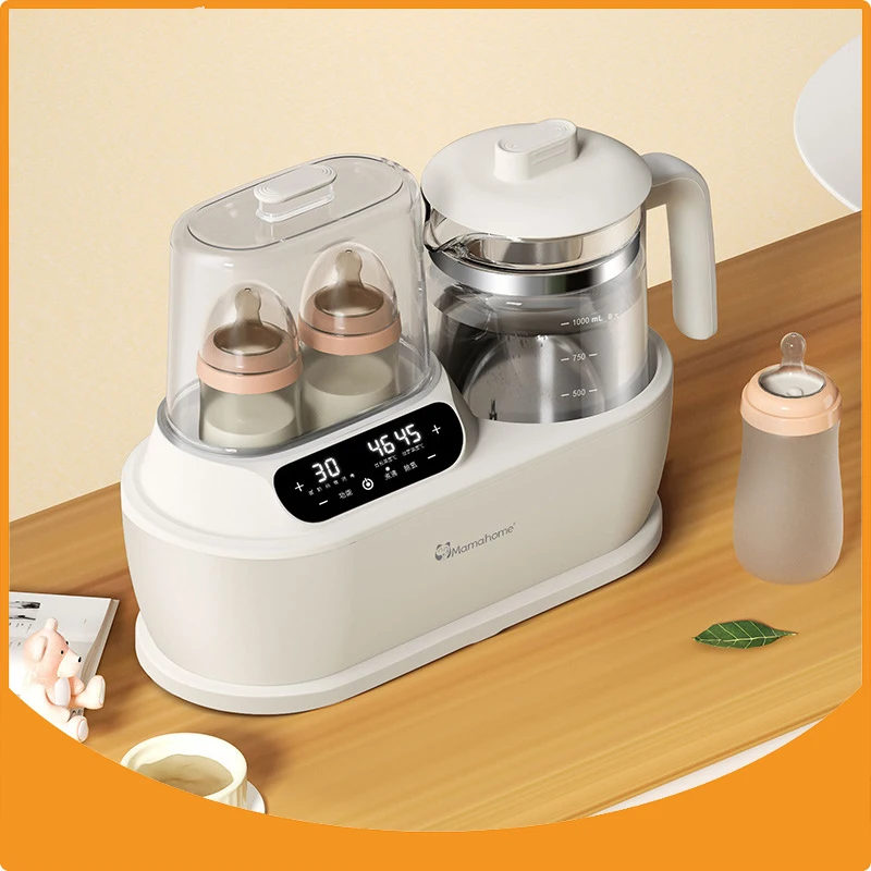 Multi-function thermostatic milk regulator / double bottle warmer milk warmer / with steam sterilisation bottle steriliser