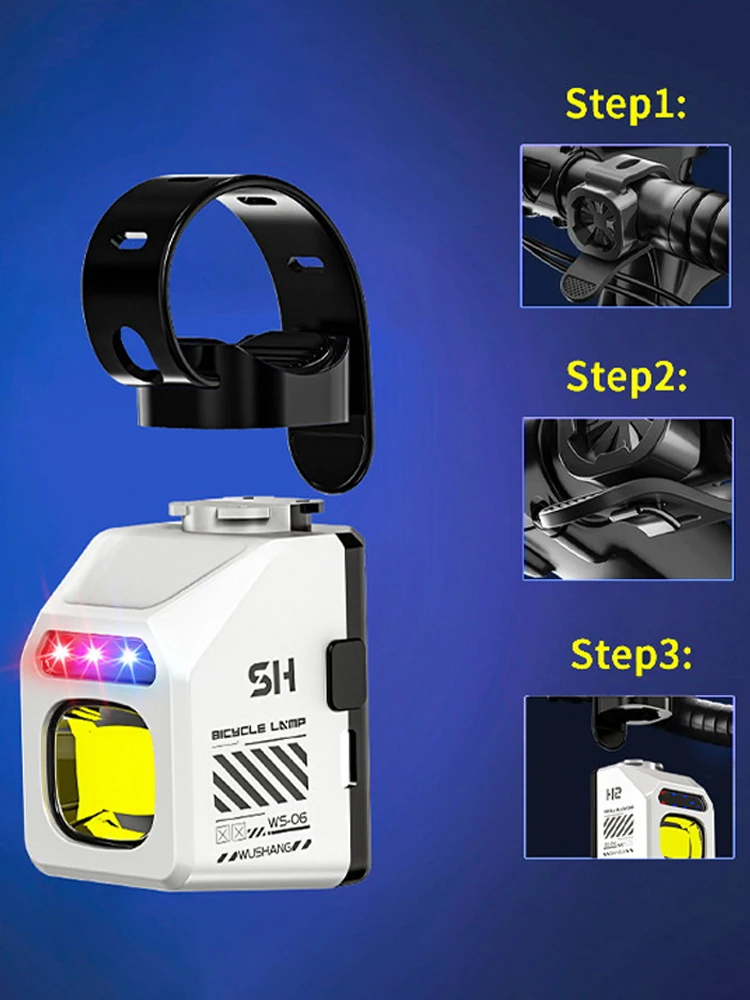 AliExpress Gmarty Professional Night Riding Bike Light|High-Lumen Handlebar Flashlight with Cut-off Beam for MTB,Road Cycling,Long-Lasting&Bright