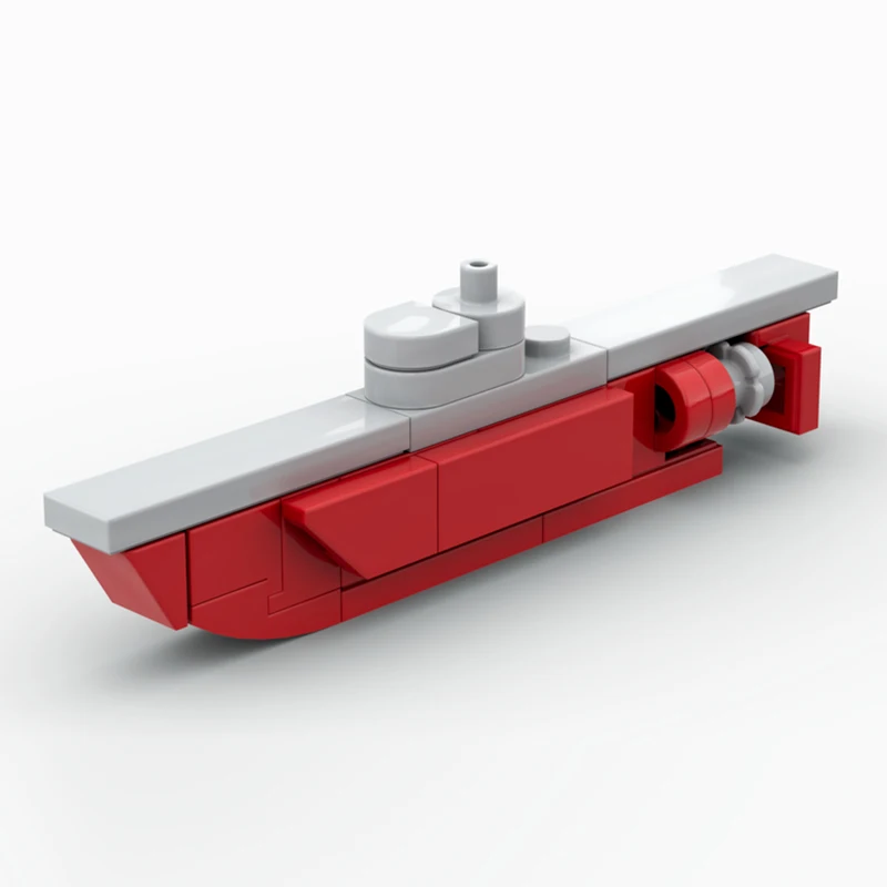 Finnisches U-Boot Vesikko Modell MOC Bausteine Kriegsausrüstung Modulare Technologie Geschenke Urlaub Montieren Kinder Spielzeug Anzug
