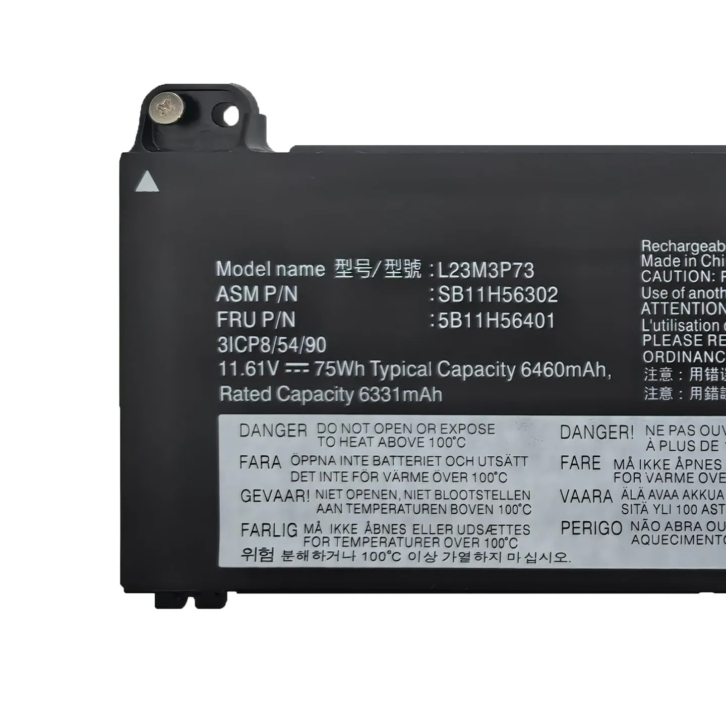Lapotp Battery L23B3P73 L23C3P73 L23D3P73 L23L3P73 L23M3P73 for T14P G2 AI 2024 P14s 5 P16s 3 21G2000