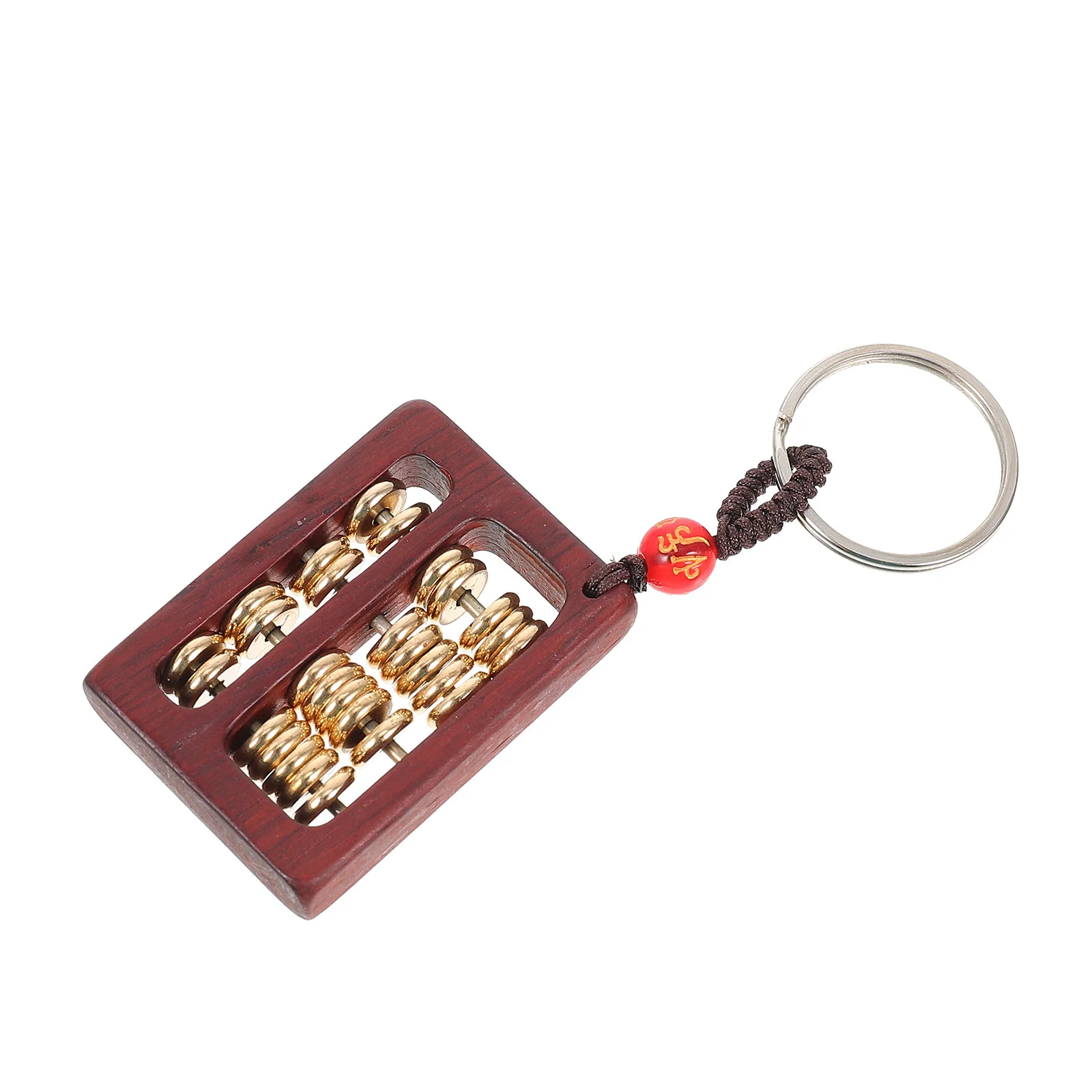 Abacus Decorative Pendant Mini for Keychain Vintage Ornaments Small Adults Delicate Wood of The Lid