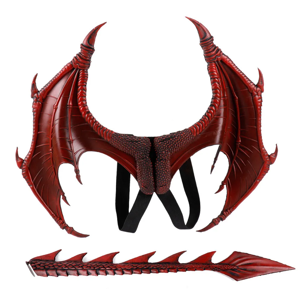 

Children's Dragon Wings and Tail Set Halloween Daily Cosplay Props Carnival Masquerade Performance Costume Props