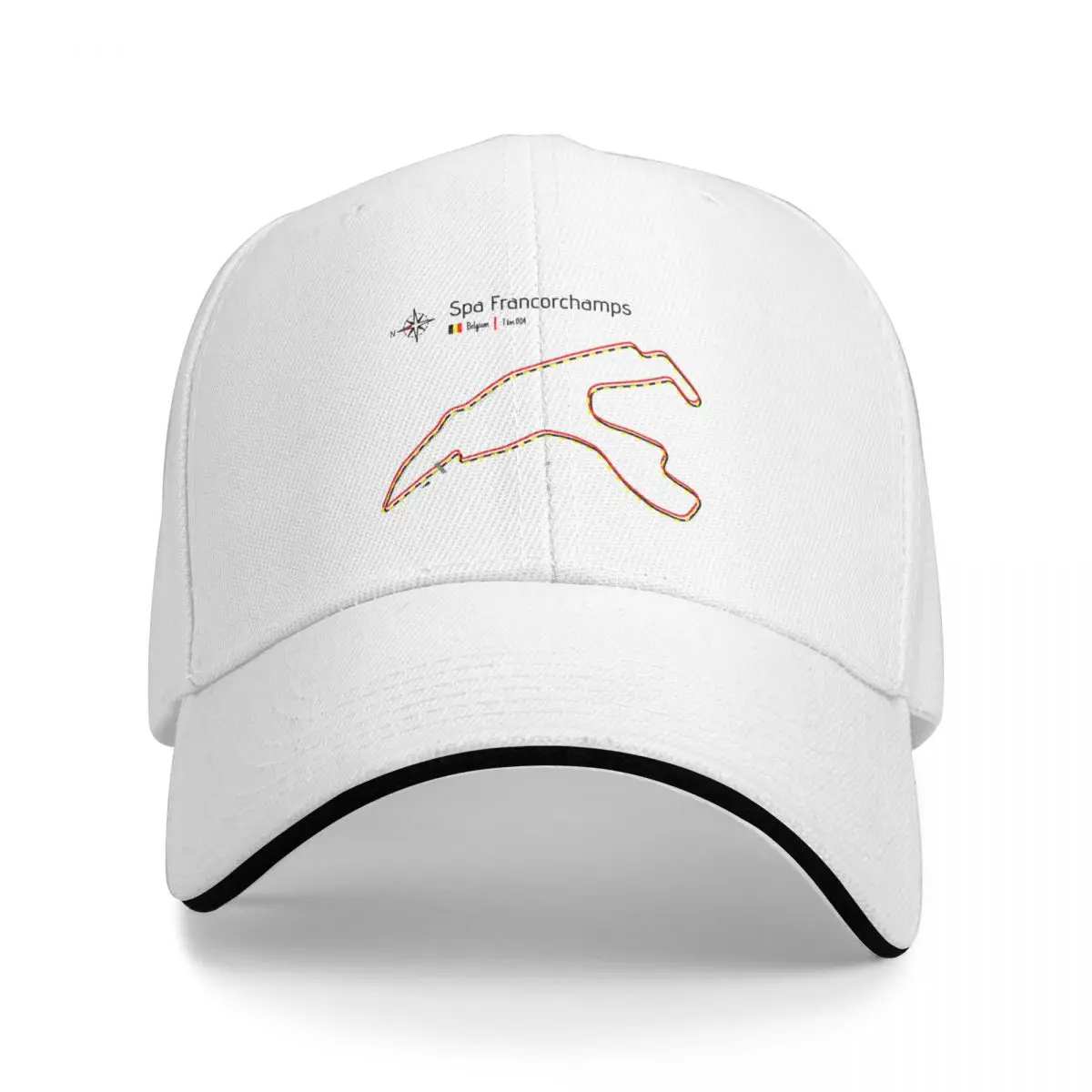 Racetrack - Spa Francorchamps Belgium Baseball Cap custom Hat foam party Hat Men Luxury Brand Women's