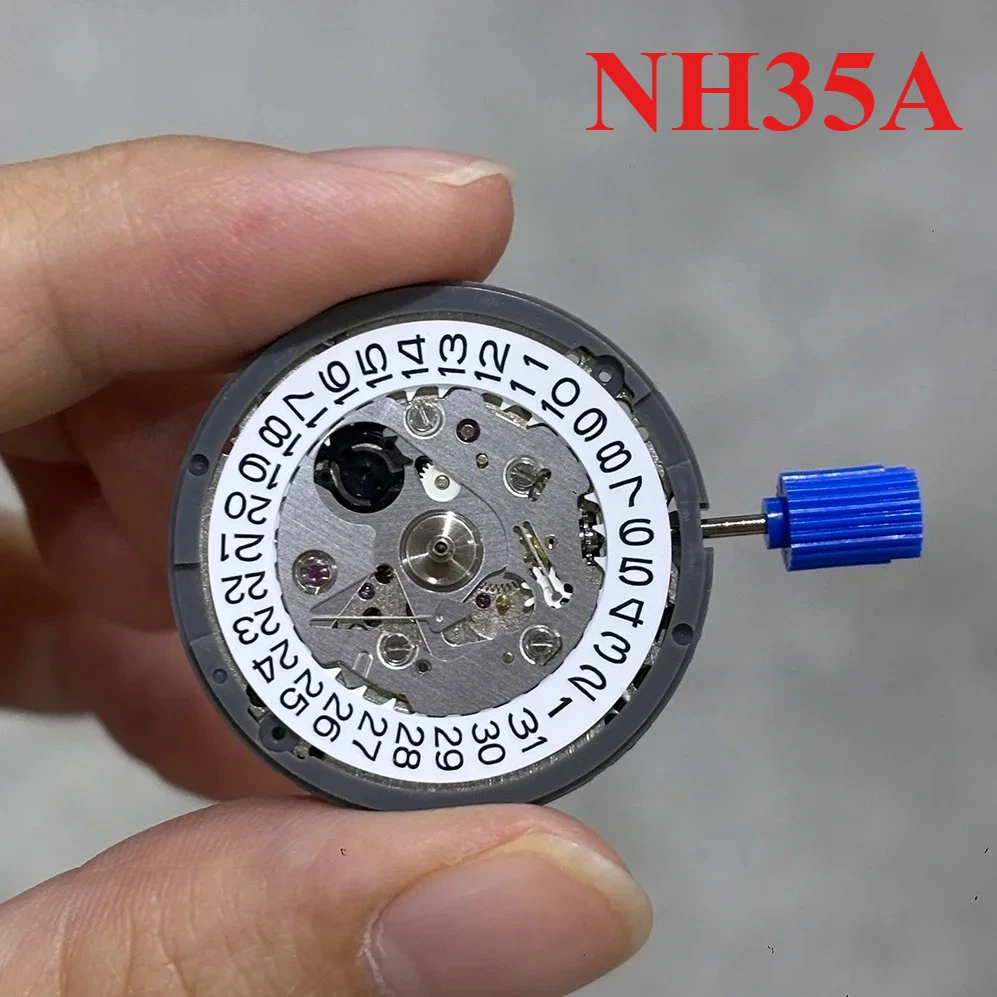 

NH35A Movement Premium Mechanical NH35 White At 3/3.8/6 Date wheel 24 Jewels Automatic Self-winding High Accuracy Movt Replace
