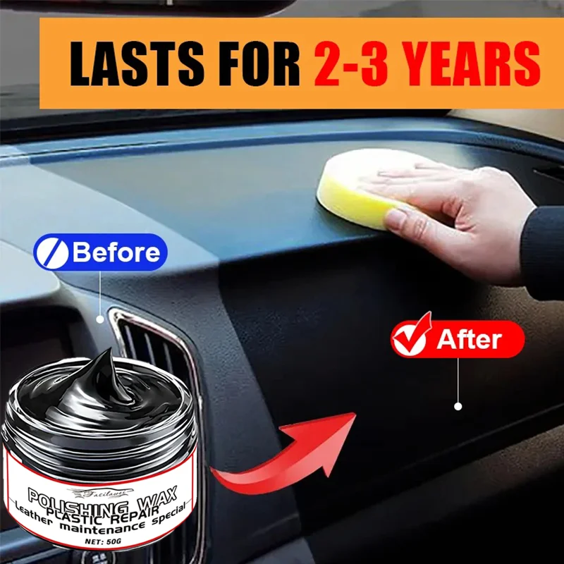 

Кристально чистый восстановитель автомобильного пластика - средство для обновления салона и панели автомобиля, восковое покрытие, автомобильный воск, автомобильный восковой лак