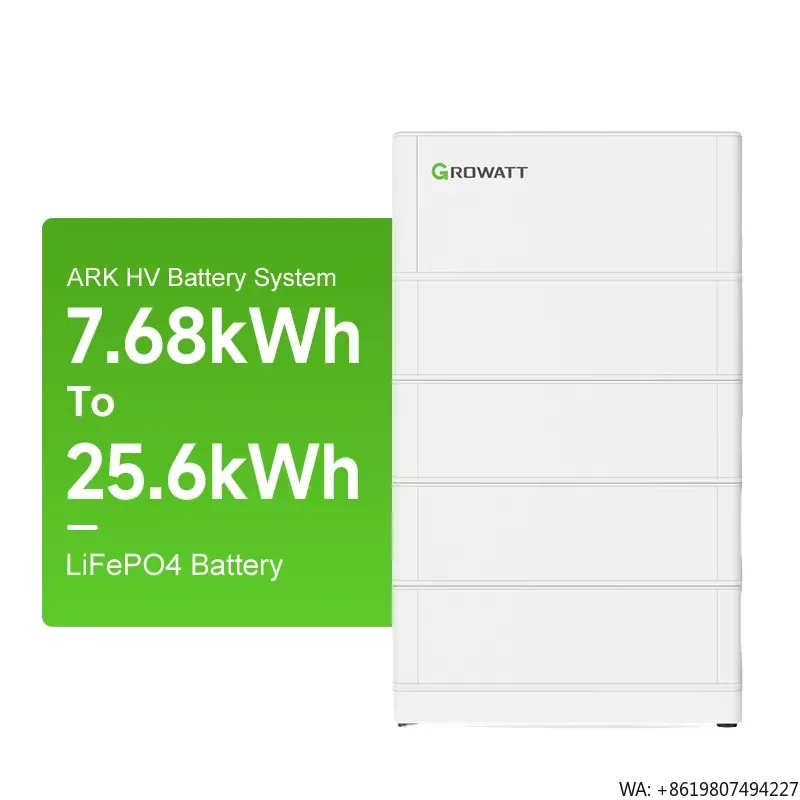Growatt ARK HV Solar Lithium Battery Stackable 7kWh 10kWh 20kWh 25kWh High Voltage Hybrid LiFePO4 Energy Storage System Battery