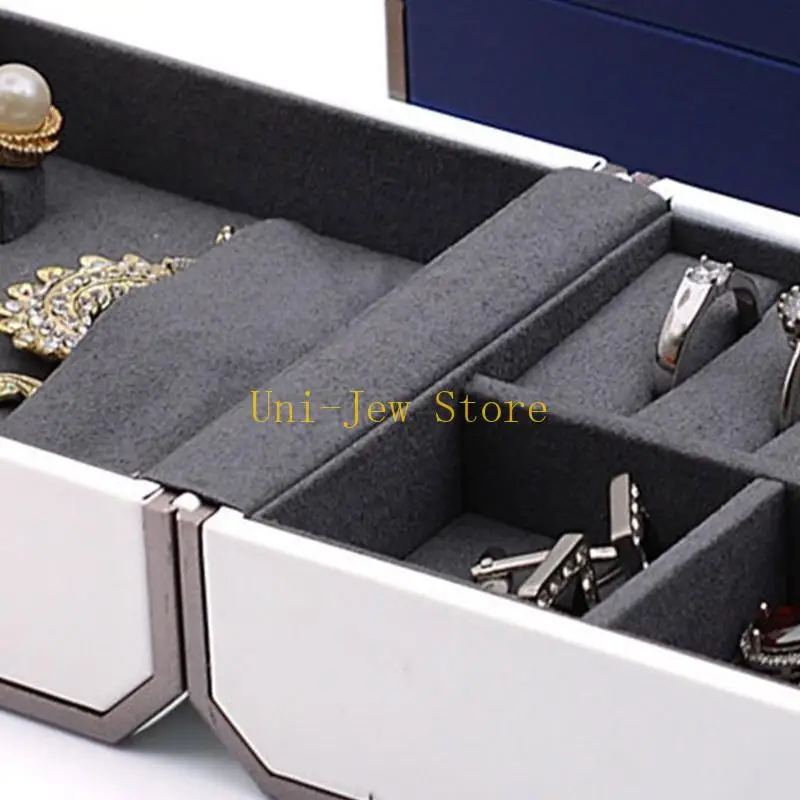 صندوق تخزين المجوهرات المحمول بسعة 40 جيجابايت، حامل السفر للنساء، منظم القرط الأنيق