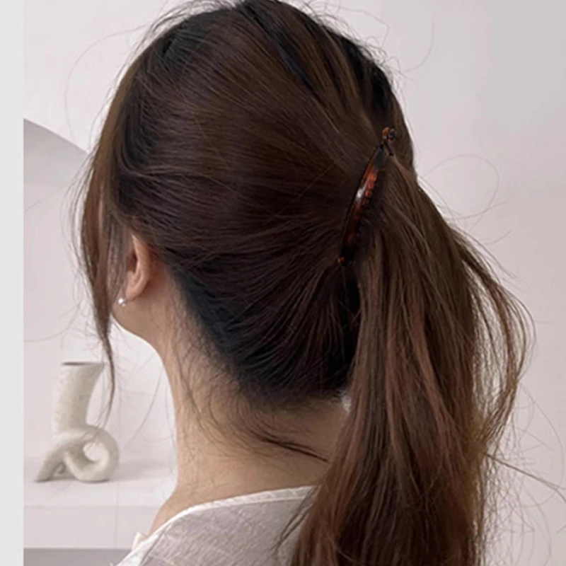 1/4 Stück moderne Fischschwanz-Haarnadel, Kunststoff-Styling-Haarschmuck für den täglichen Gebrauch, Weihnachten, Halloween, Party, Geschenk – Detail 2