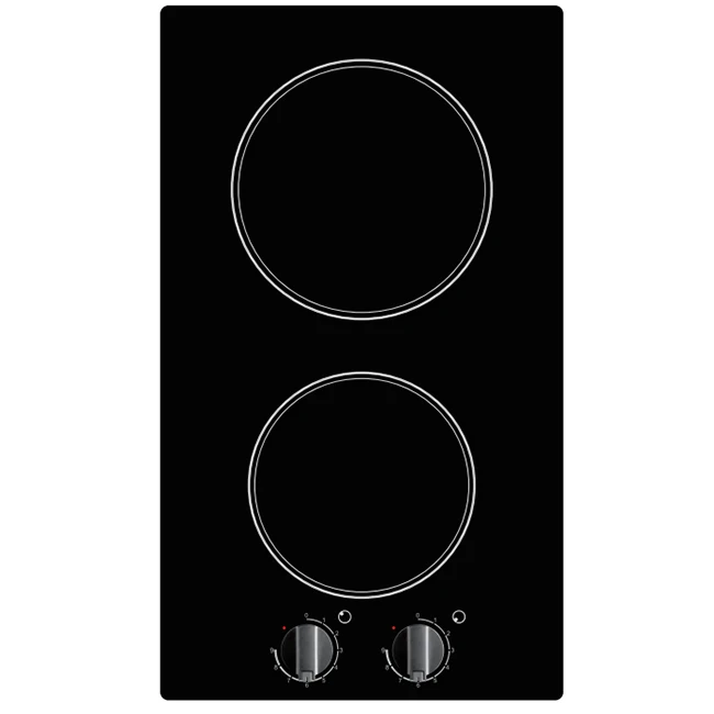 

GTSC2-04 Induction Cooktop with 2 Burners, Integrated Induction Cooker, 2 -knob Electric Panel with 3400 W, 9-power Levels