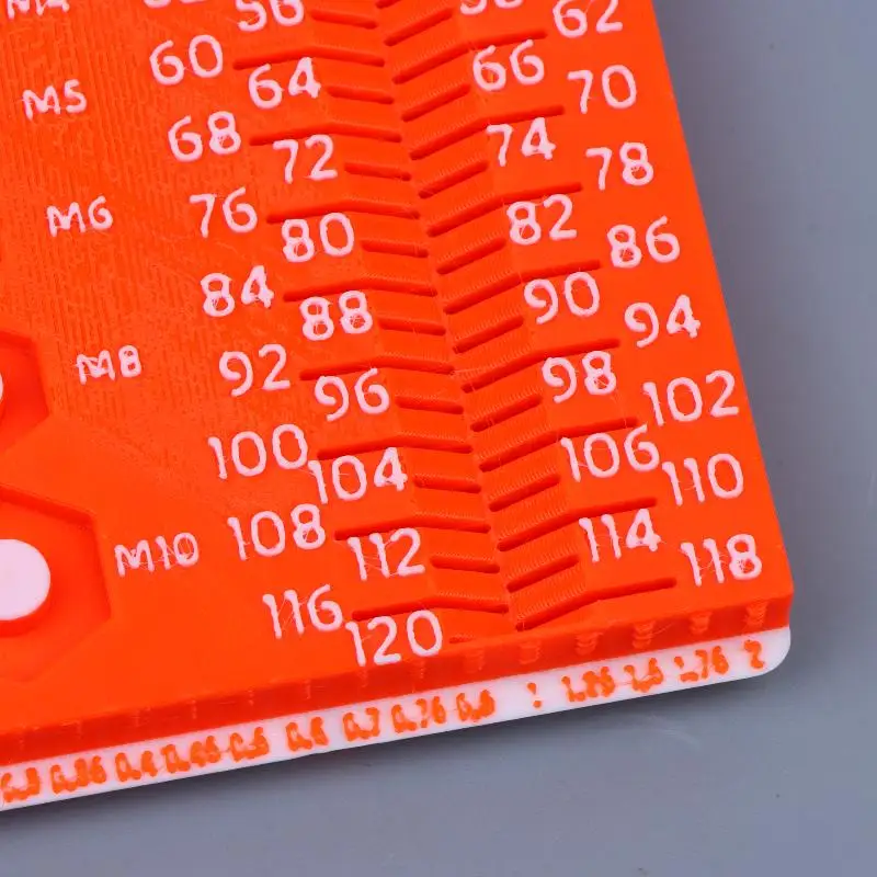 M1-M10 Schrauben- und Bolzenmesswerkzeug, langlebig, tragbar, Werkstattmessgerät, perfektes Geschenk für Heimwerker und Heimreparaturen. – Detail 19