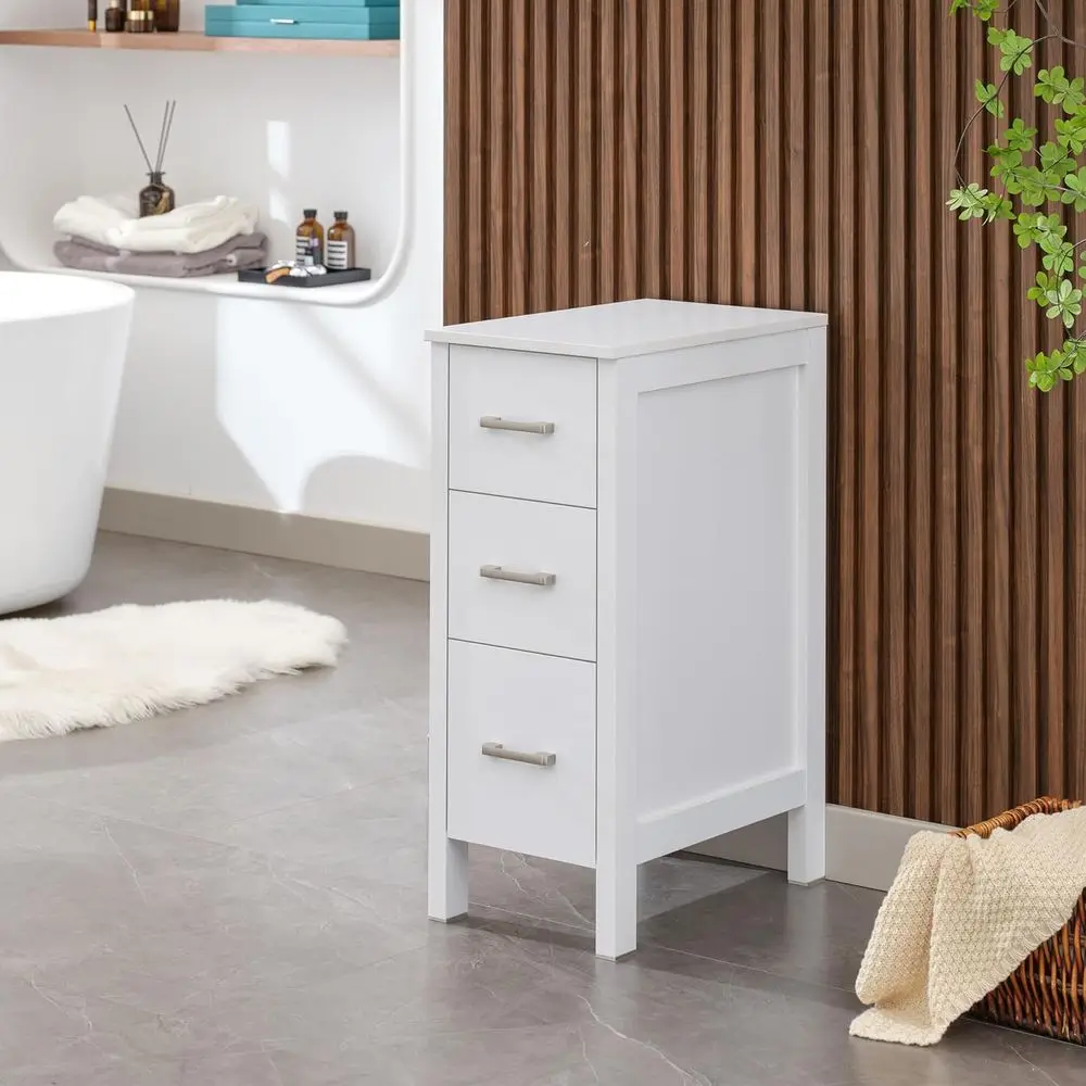 Bathroom Der Organizer,ree Standing Single Vanity,Nightstand,12