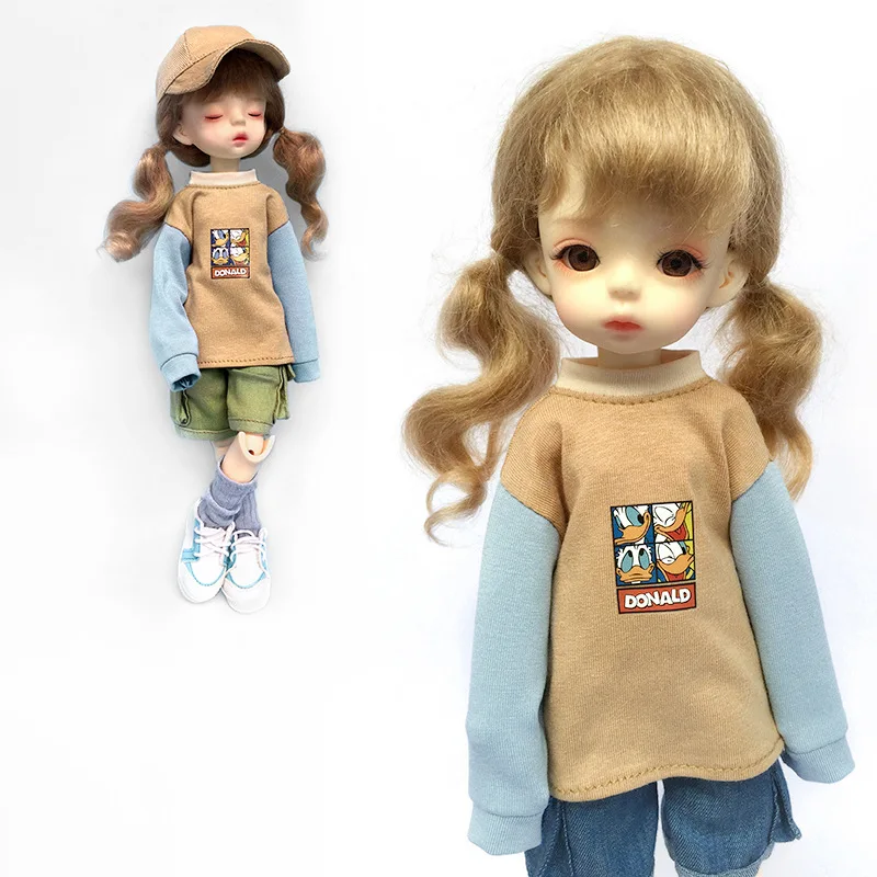 1/6 Bjd Dolls Fashion Peaked Cap Clothes Doll Cute Baseball Cap Hat Doll Hoodies For 30cm Doll, 12inch Yosd Msd Doll