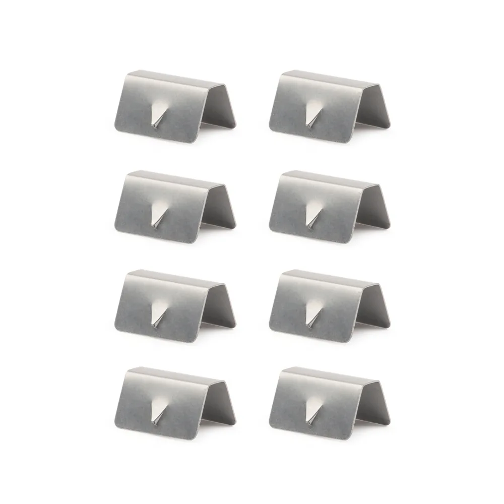 

8 Pcs Rain Deflector Metal Fitting Clips Replacements For Heko G3 SNED Clip Stainless Steel Car Window Deflectors Accessories