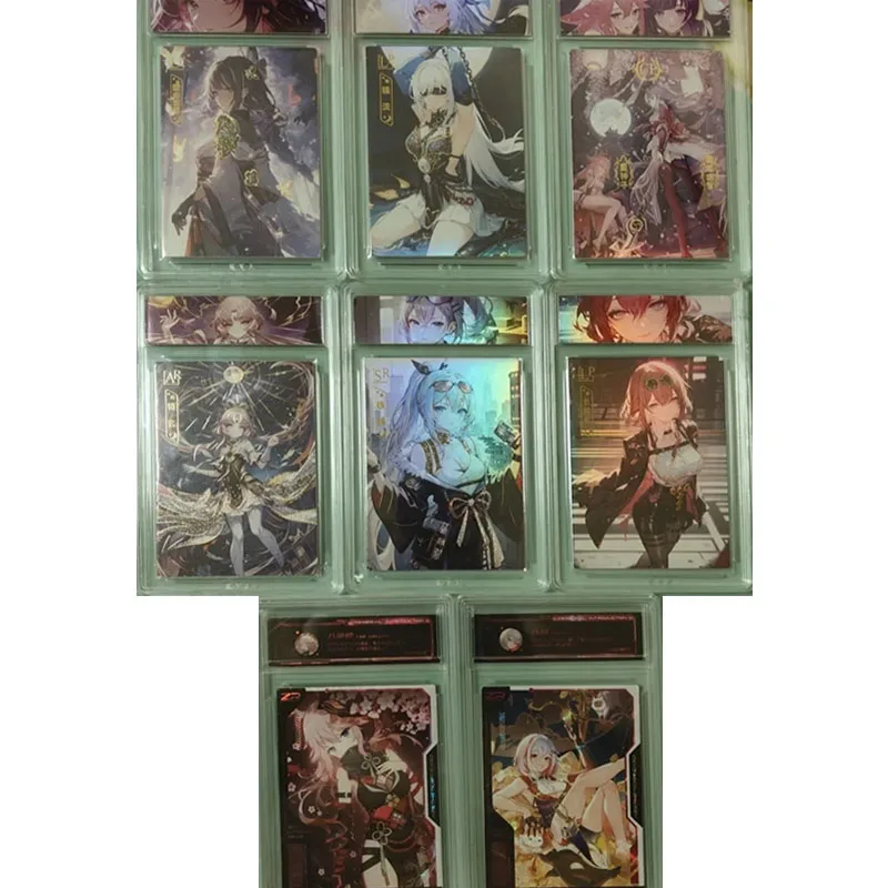 

Аниме История Богини ZR CP AR карты Kafka Yae Miko Raiden Shogun Коллекционные карты Рождественские подарки на день рождения Детские игрушки