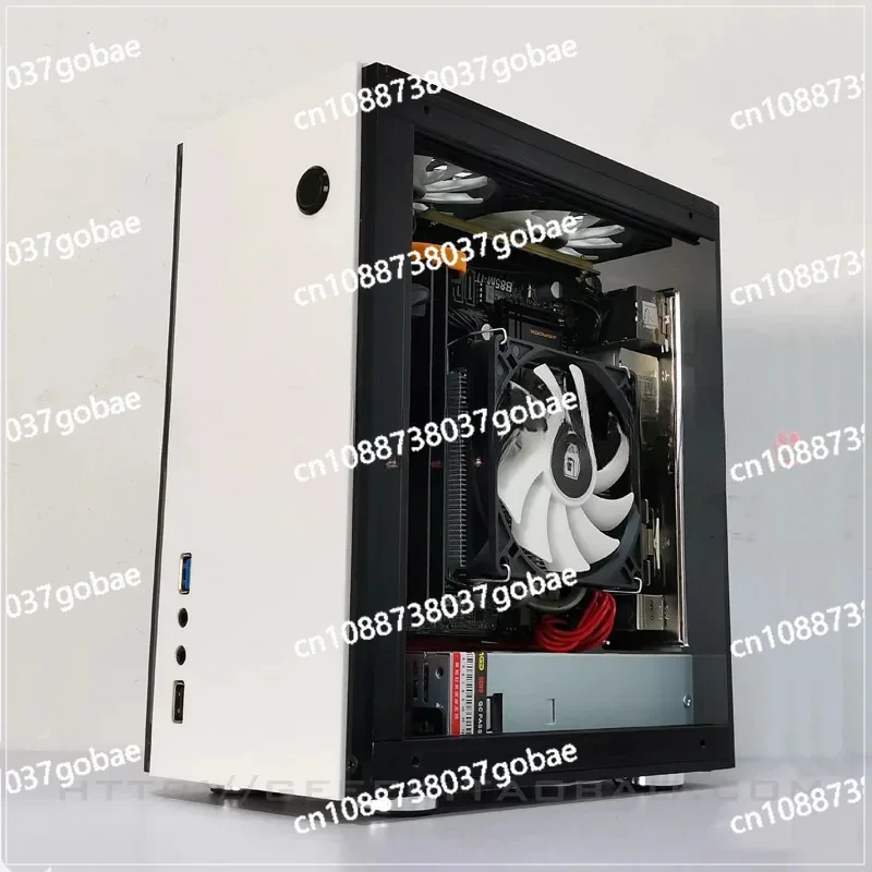 GEEEK A31S Itx Side Transparent , 1U A4 Chassis Non Aluminum Small 1U Power Supply