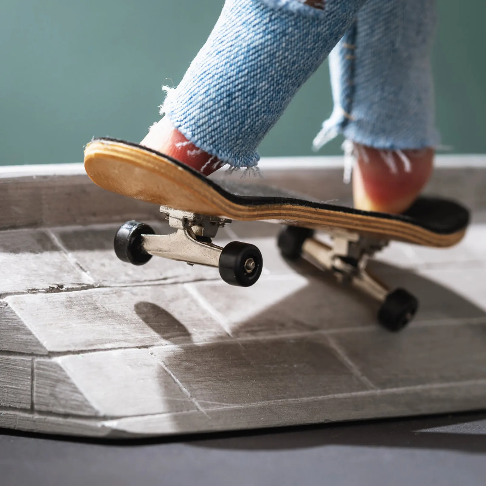 4 pçs dedo rodas de skate rolamentos suave rolamento rápido substituição resistente conjunto roda para mini skate reparação peças