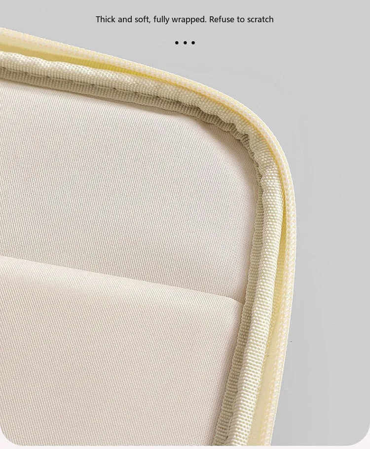 Elegante Tablet-Hülle 11-13 Zoll PU-Schutztasche für iPad mit Plüschfutter – Detail 7