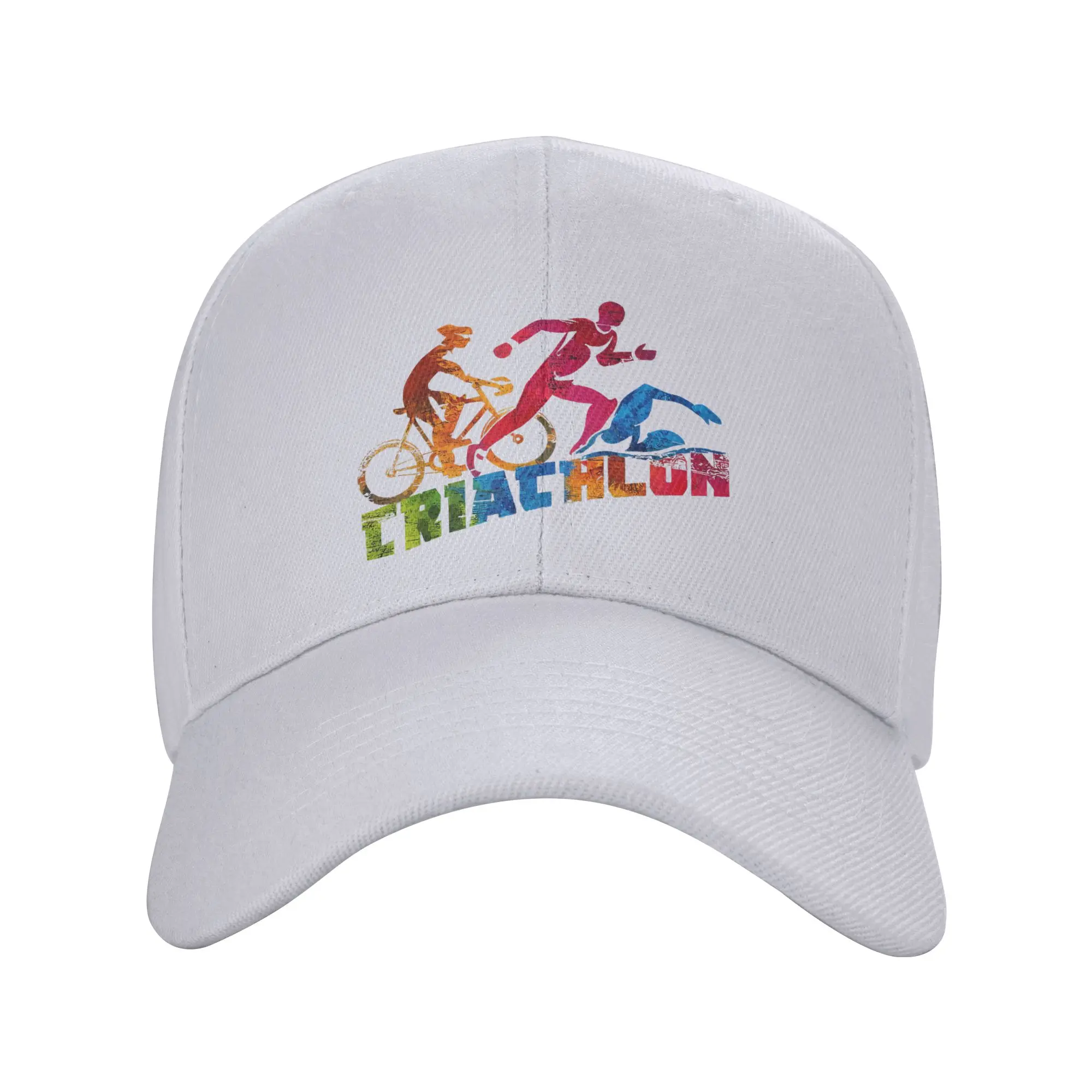 Fashion Colorful Triathlon Gifts Triathlete Curved Brim Baseball Cap Maintains Shape After Long Wear Luxury Cap