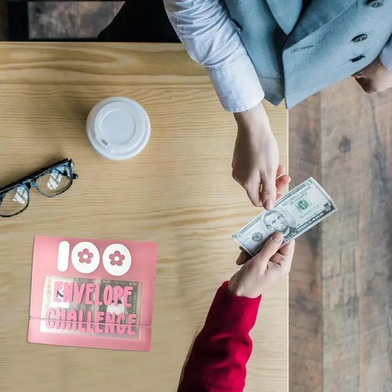 Budget Book With Cash Envelopes Money Envelopes For Cash 100 Envelope Challenge Binder For Check Cash Saving Money Budgeting