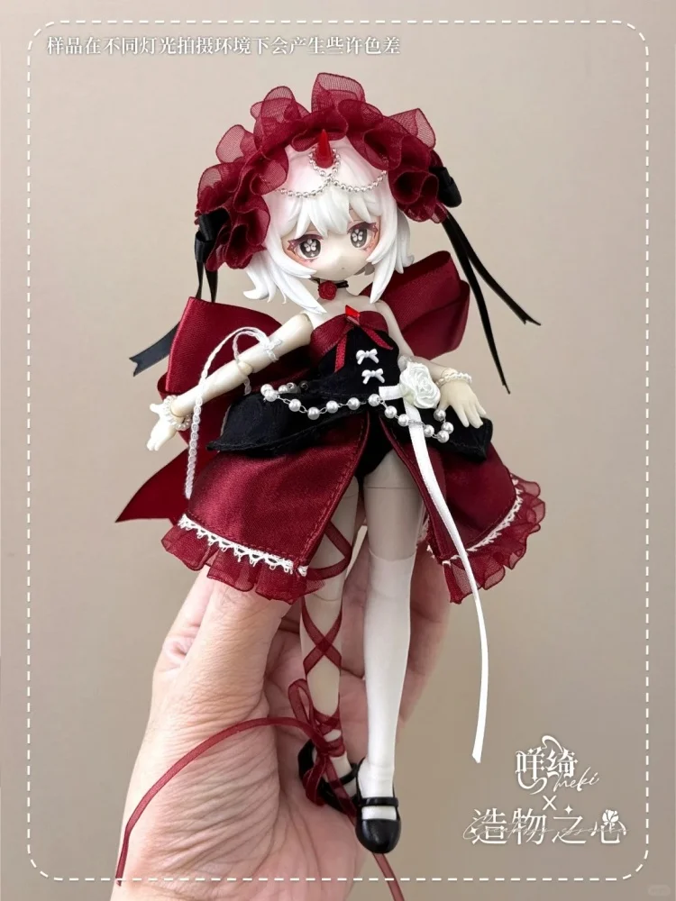Creaters's Essence 1/12 Mjd 블라인드 박스 Meki 공동 이동식 인형 13cm 애니메이션 장식 액션 피규어 Kawaii Collectible Toys 썸네일 2