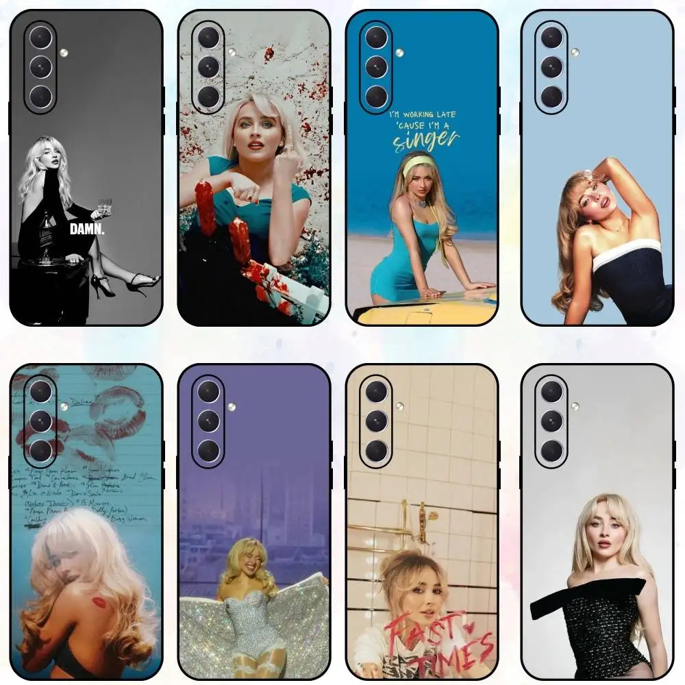 

Sabrina Carpenter Short n Sweet Phone Case For Samsung Galaxy A73,A72,A71,A70,A53,A52,A51,Others Soft Black Shell