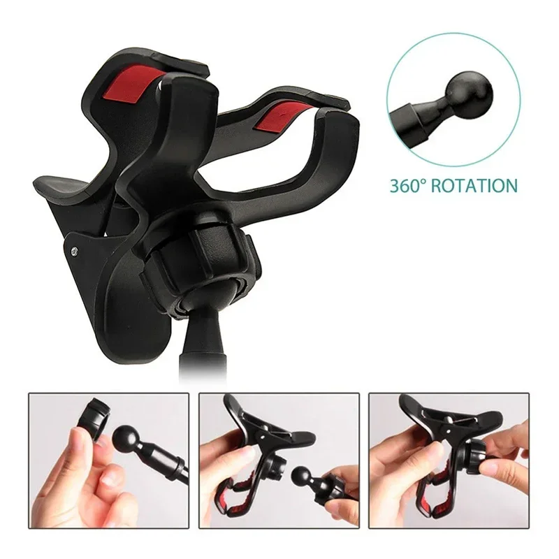 Universal Lazy Mobile Phone Gooseneck Stand Holder Stents Flexible Bed Desk Table Clip Bracket for Phone Flexible Holder Arm image 6