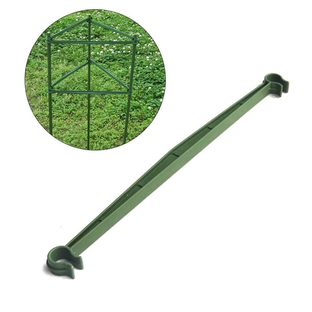 

Cucumber Plant Connecting Rod Bracket Brackets Garden Cage Connecter Expandable Trellis Connectors Green