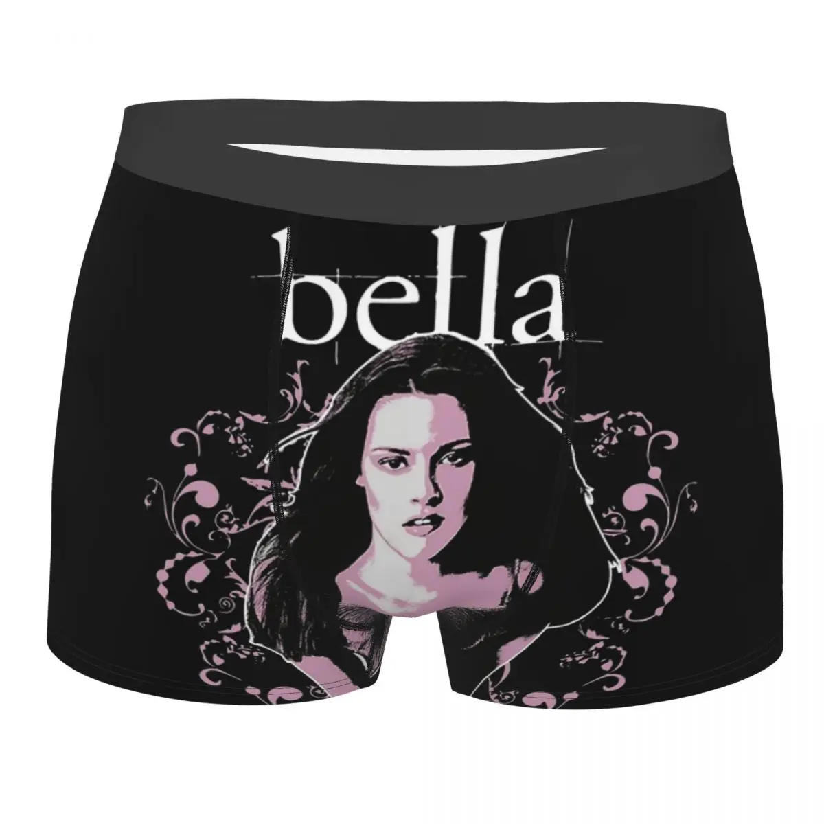 

Забавные шорты-боксеры Bella Twilight Movie в стиле ретро, мужские трусы, мягкие трусы для мужчин
