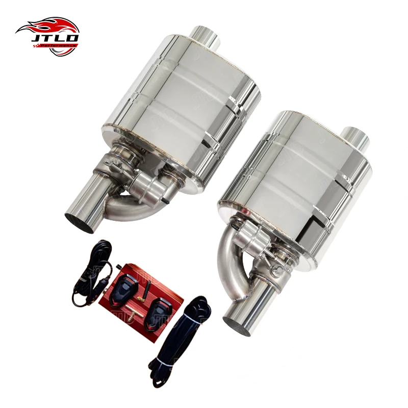 JTLD High Quality Performance 201 Exhaust Muffler Vacuum Valve Muffler With 2.5 Inch 3 Inch Controller Pneumatic Muffler