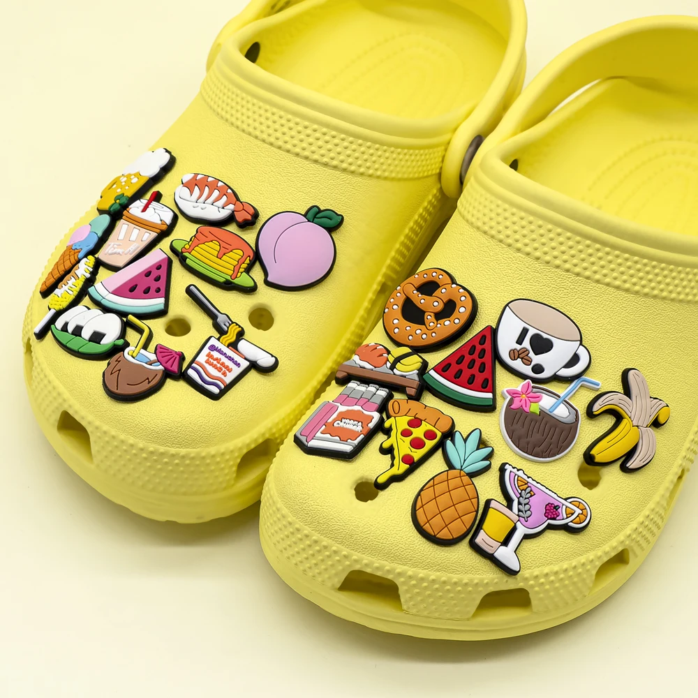 30 Pièces Breloques Sabots PVC Dessin Animé - Accessoires Chaussures Enfants Adultes