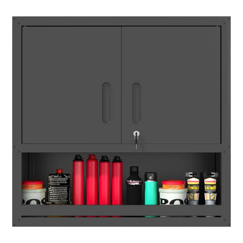 Cabinet Drawer Easy Finish Garages Including Locking Offers Open Storage Metal Wall-Mounted Tool Storage Cabinet with Locking Do