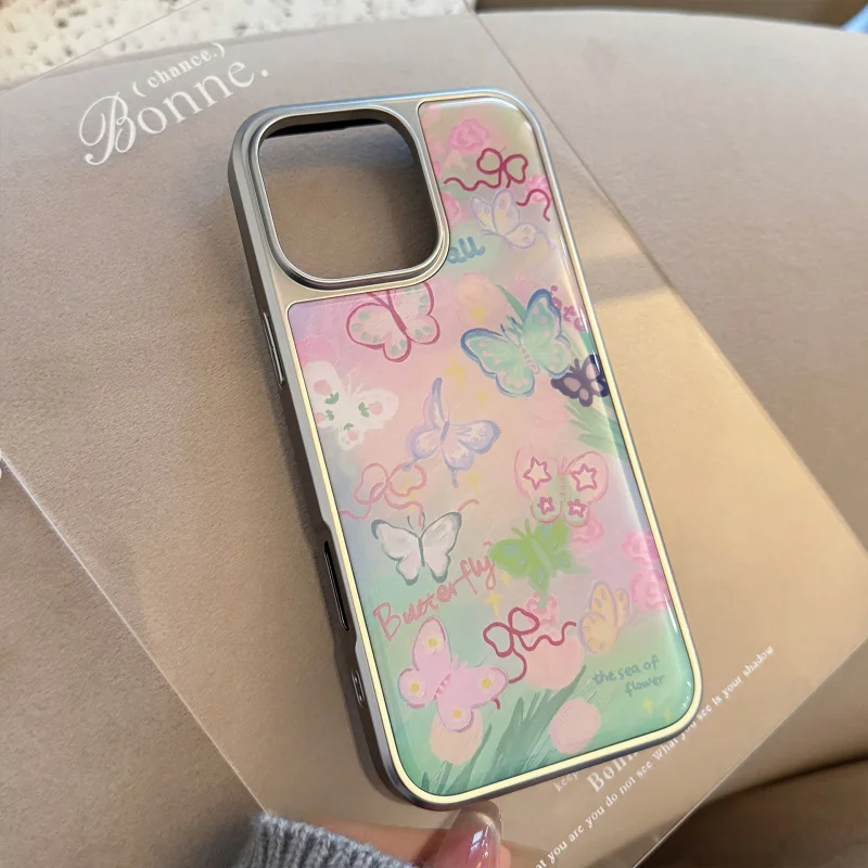 

insWatercolor Butterfly Suitable16Apple17pro maxPhone caseiphone14Epoxy13Fresh15Huawei