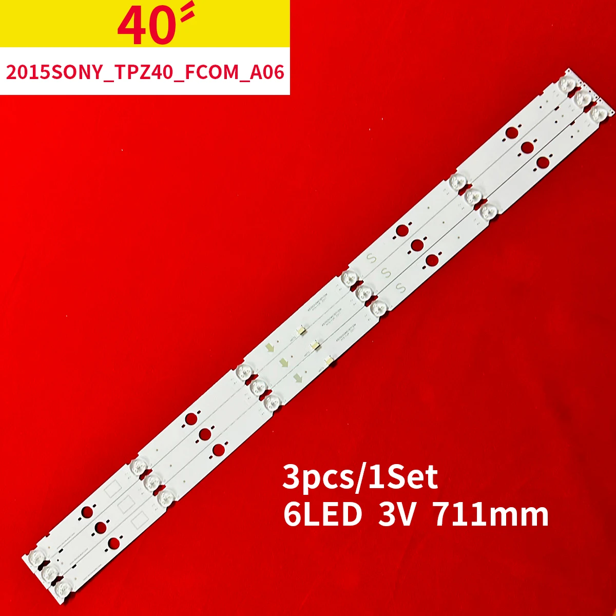 

LED Backlight Strip 6LED For KDL-40WD653 KDL40RD453 KDL-40WD650 KDL-40W655D Samsung_2015TV_TPZ40_FCOM_A06 LSY400HN01