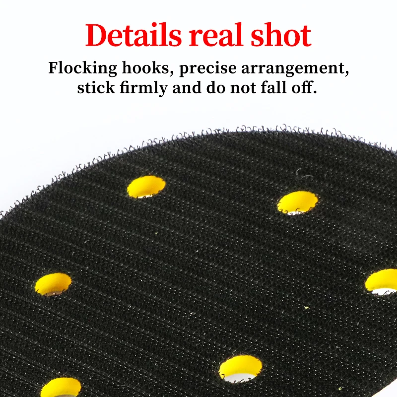 5Inch 125MM 5/16"-24 Thread Hook Loop Back-up Sanding Pad Sander Backing Plate Grinder Power Tools