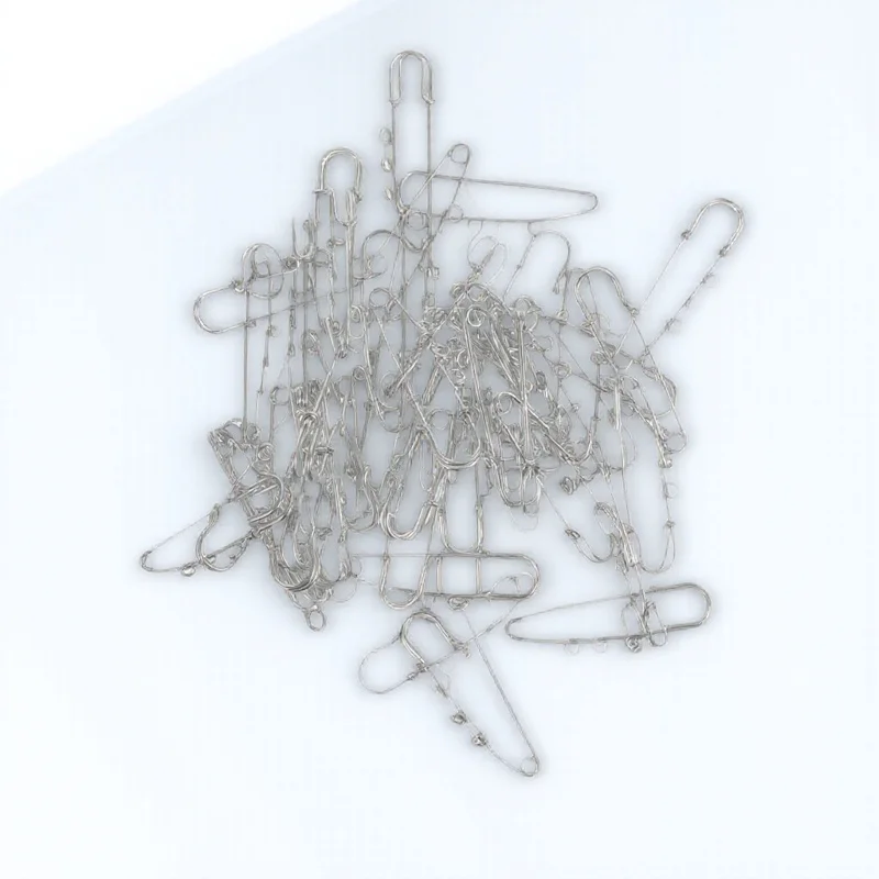 

50Pcs Alloy DIY Brooch Pins Safety Pins with Holes for Jewelry Making Crafts Accessories DIY Brooch Safety Pin