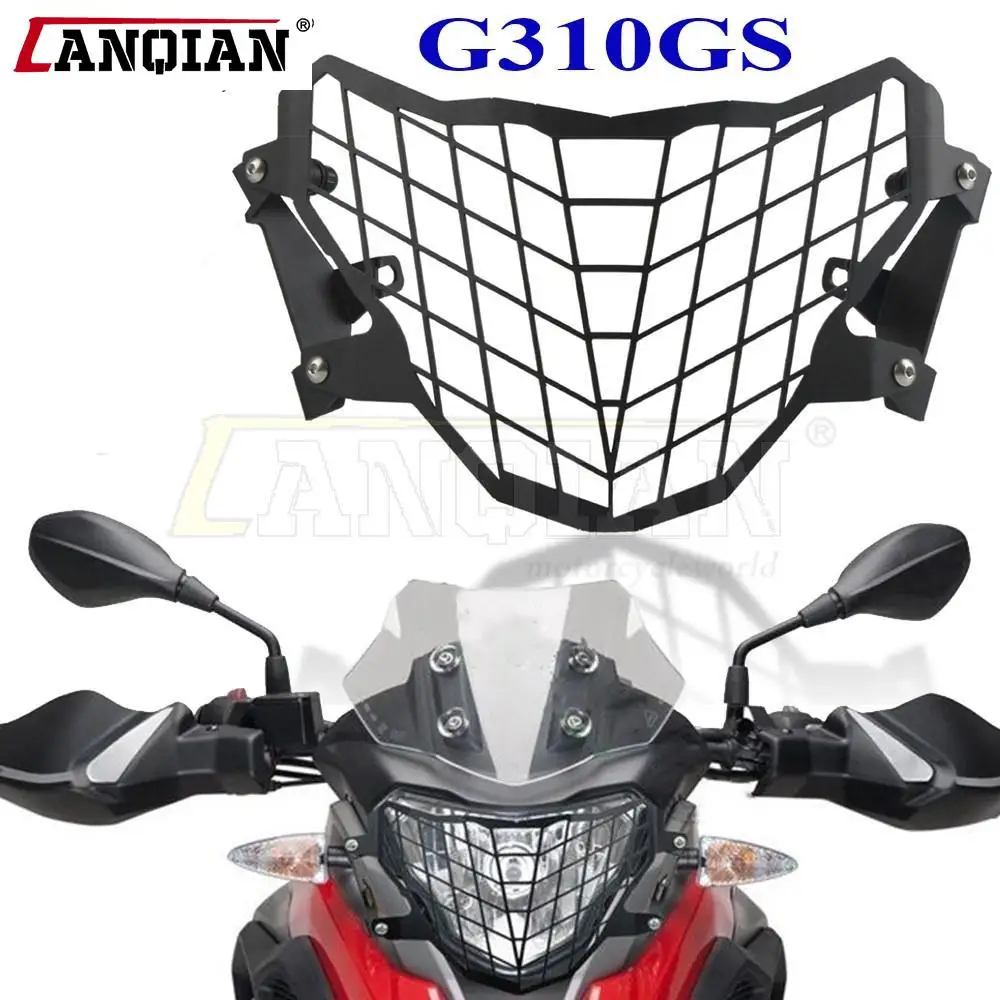 

Motorcycle Front Headlight Protector Cover Grill FOR BMW G310GS G310 GS 2017 2018 2019 2020 2021 Head Light Guard Accessories